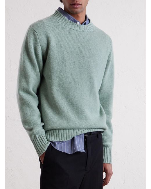 Wool Sweater di William Lockie in Blue da Uomo