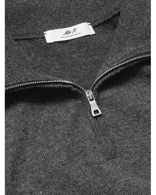 Mr P. Gray James Cashmere Half-zip Sweater for men