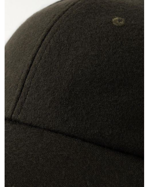 Rag & Bone Black Takisada Virgin Wool-blend Baseball Cap for men