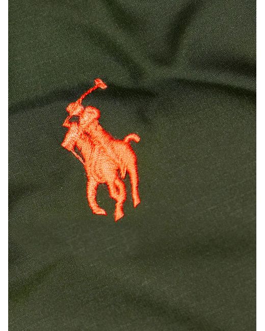 Polo Ralph Lauren Green Gorham Logo-Embroidered Quilted Padded Shell Down Gilet for men