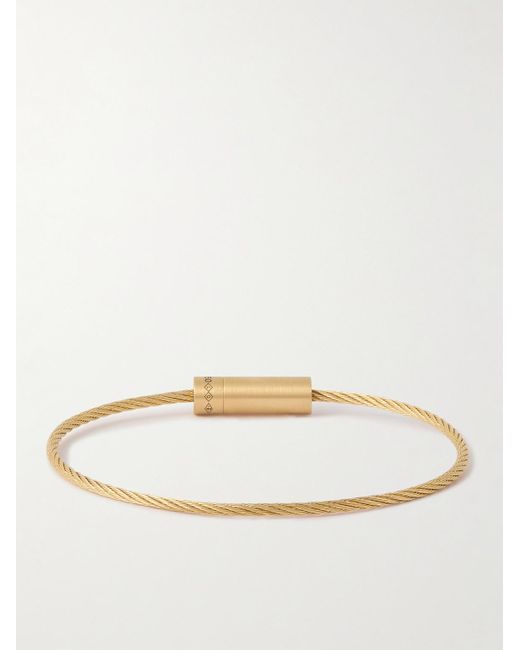 Le Gramme Natural 11g Brushed 18-karat Gold Bracelet for men