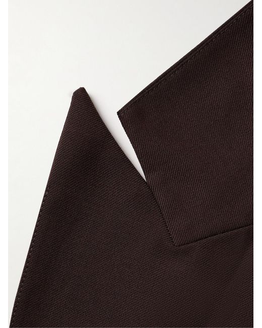 Séfr Brown Seydou Twill Blazer for men