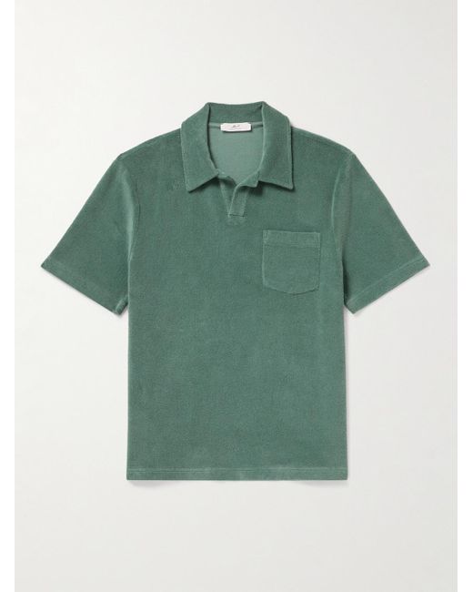 Mr P. Green Organic Cotton-terry Polo Shirt for men