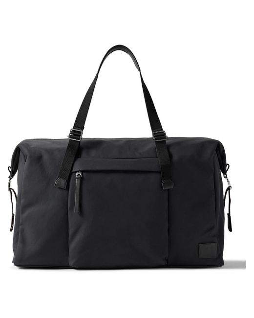 Paul Smith Black Leather-trimmed Shell Holdall for men
