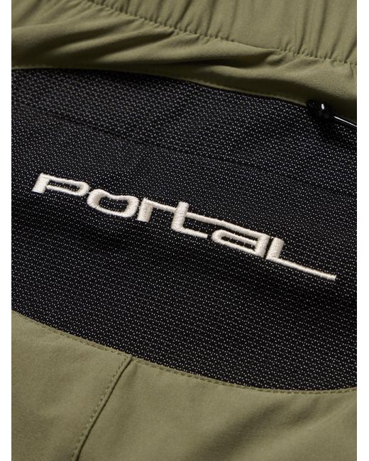 Portal Green Marka Liner 5" Mesh-trimmed Recycled-shell Running Shorts for men