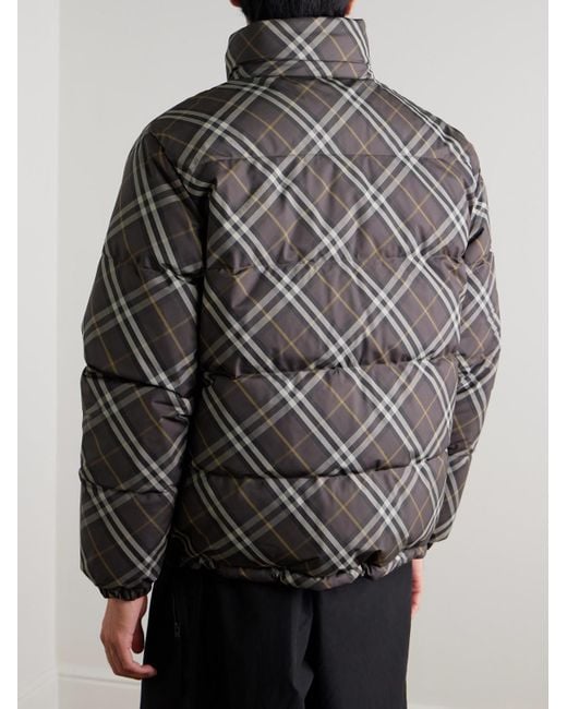 Burberry Brown Reversible Down Jacket for men