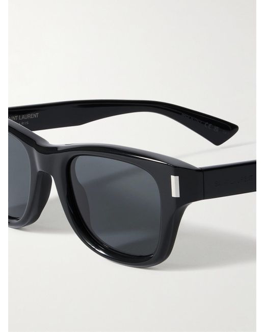 Saint Laurent Black Square-Frame Acetate Sunglasses for men