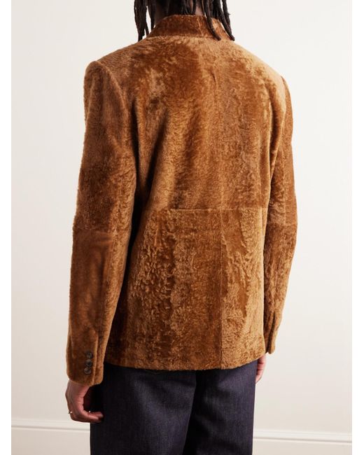 Loewe Brown Shearling Jacket for men