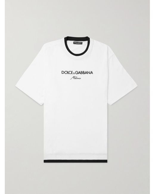 T-Shirts di Dolce & Gabbana in White da Uomo