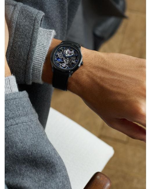 Piaget Black Polo Skeleton Automatic Ceramic And Titanium Watch for men
