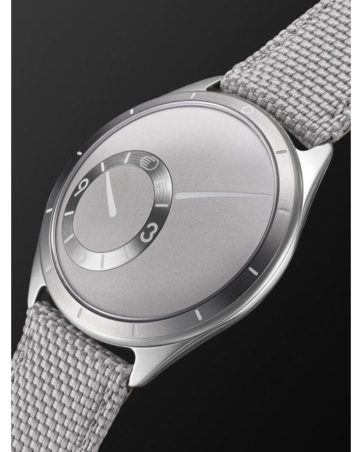 Ressence Black Type 9 Automatic 39Mm Titanium And Woven Watch for men