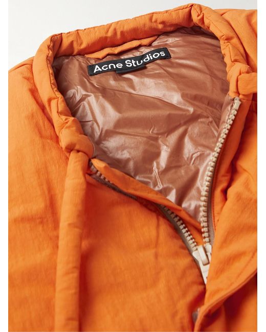 Acne Orange Osal Padded Nylon And Lyocell-Blend Gilet for men