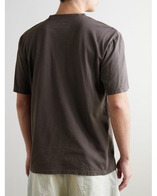 Kapital Gray Printed Cotton-Jersey T-Shirt for men
