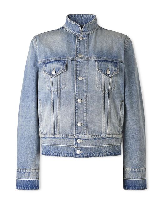McQueen Blue Denim Jacket for men