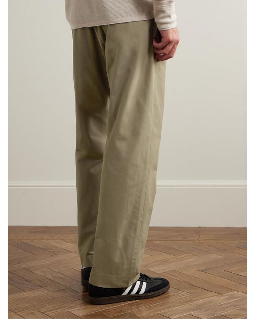 Pantaloni a gamba dritta in misto cotone e nylon Haydon di Rag & Bone in Natural da Uomo