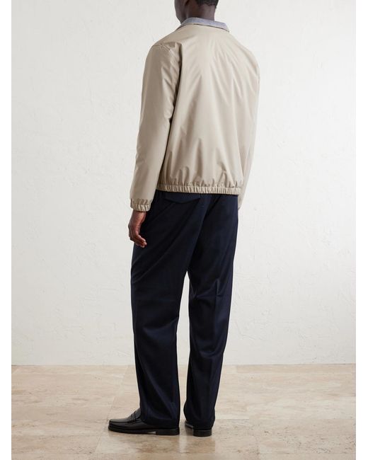 Lardini Natural Shell Bomber Jacket for men