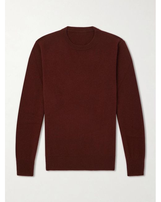 Altea Red Cashmere Sweater for men