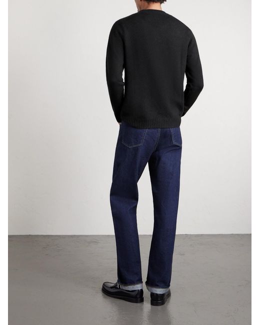 Boglioli Black Cashmere Sweater for men