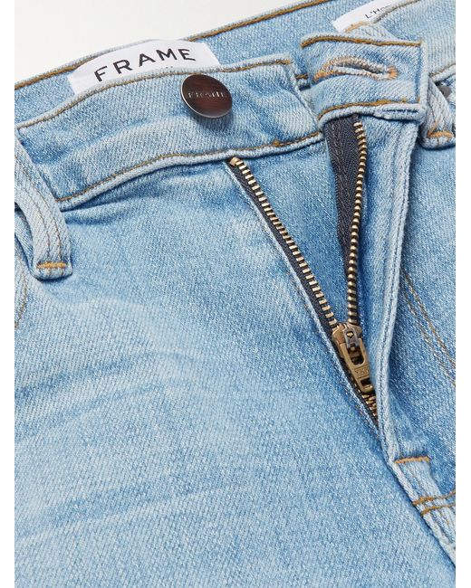 L'Homme Slim-Fit Denim Jeans di FRAME in Blue da Uomo