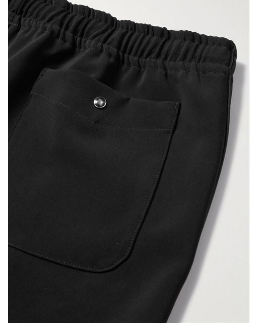 Needles Cowboy schmal geschnittene ausgestellte Hose aus technischem Jersey mit Logostickerei in Black für Herren