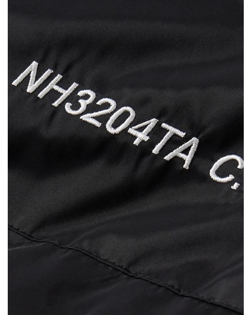Neighborhood Black Logo-embroidered Quilted Shell Down Gilet for men