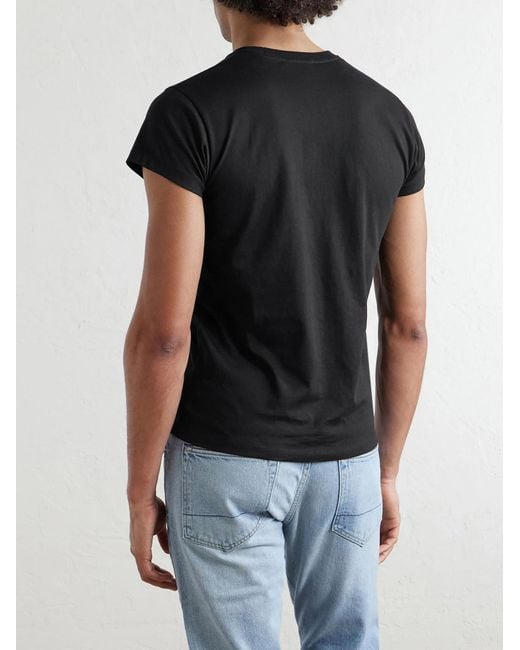 Tom Ford Black Cotton-Jersey T-Shirt for men