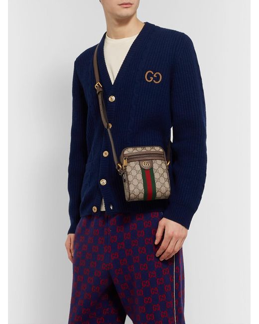 Gucci Canvas Ophidia gg Shoulder Bag in Brown (Natural) for Men - Save 15%  | Lyst Australia