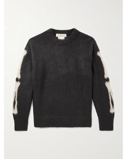 Woven Sweater di Remi Relief in Black da Uomo