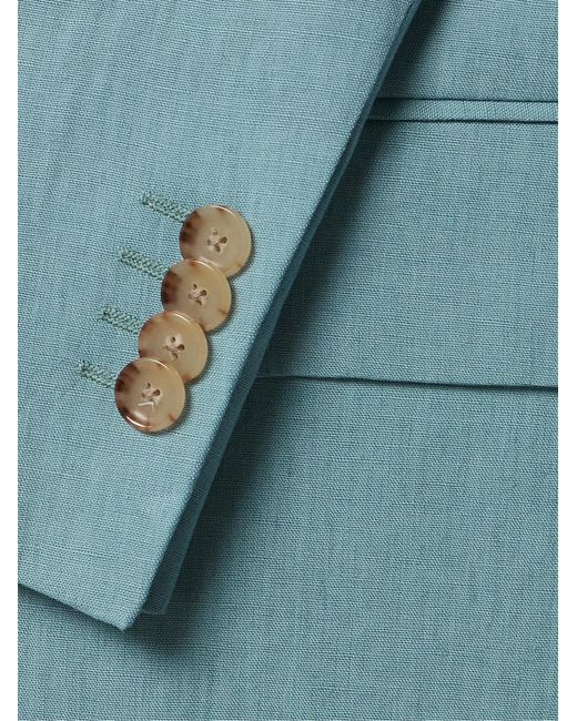 Paul Smith Blue Soho Linen Suit Jacket for men