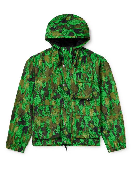 The North Face Green M66 Camouflage-print Shell Hooded Jacket for men