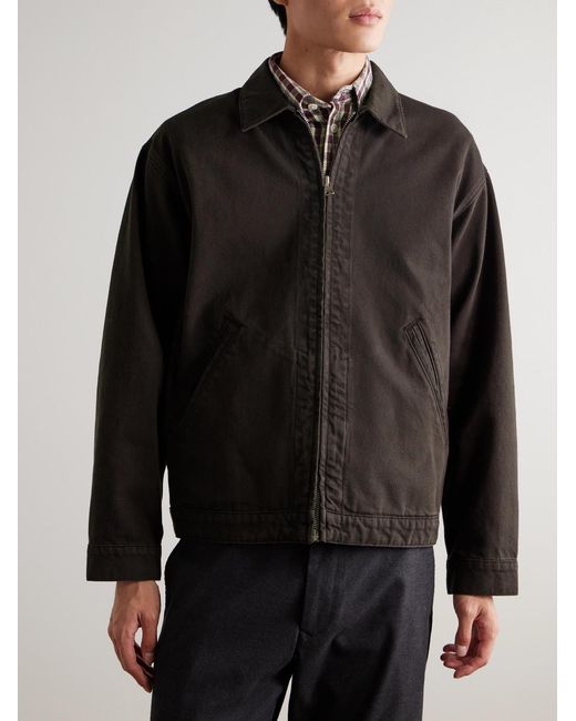 NN07 Black Petrus 1874 Organic Denim Jacket for men