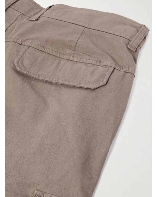 Mr P. Edward gerade geschnittene Cargohose aus Ripstop aus einer Biobaumwollmischung in Natural für Herren