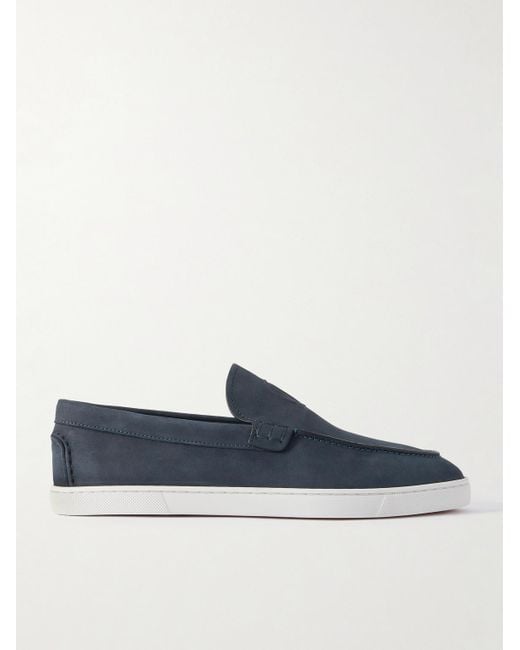 Mocassini di Christian Louboutin in Blue da Uomo