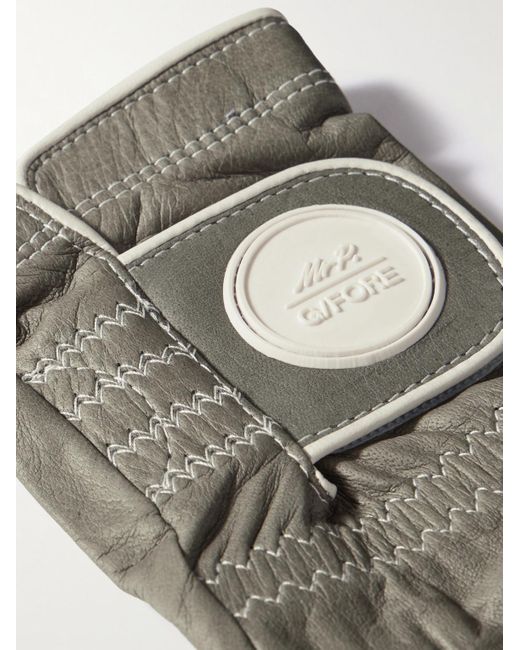 Mr P. Gray G/Fore Golf Logo-Appliquéd Leather Right Hand Glove for men