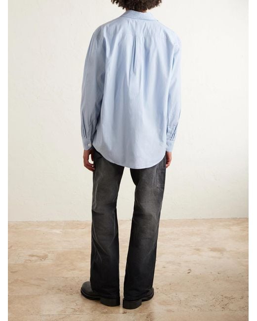 Our Legacy Blue Beyond Tm Lyocell And Cotton-blend Shirt for men