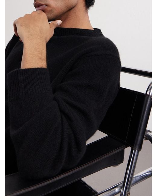 The Elder Statesman Blue Statesman Cashmere Sweater for men