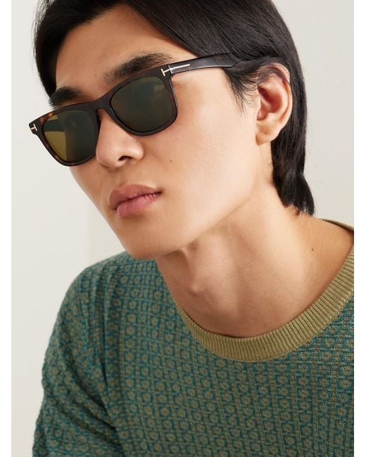 Tom Ford Multicolor Kevyn Square-frame Tortoiseshell Acetate Sunglasses for men