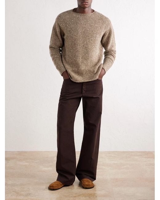 Auralee Natural Wool Sweater for men