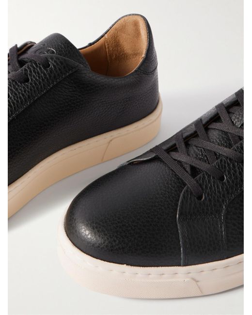 George Cleverley Black Jack Ii Full-Grain Leather Sneakers for men