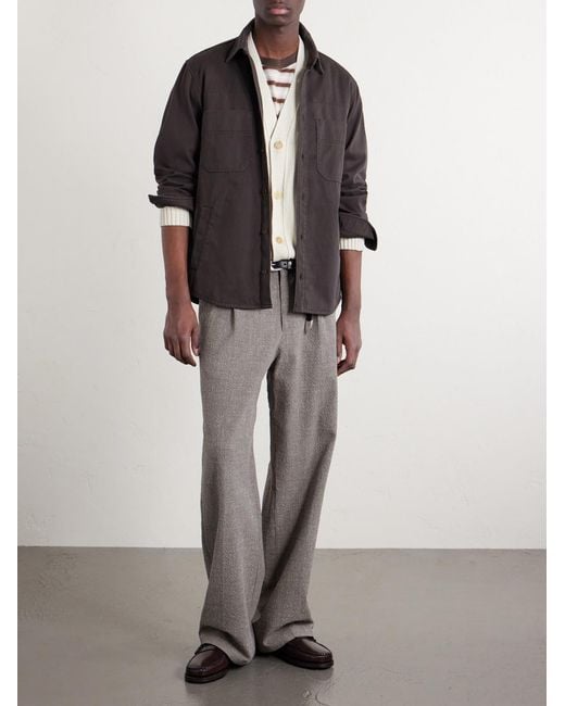 A.P.C. Black Noah Cotton-Twill Blouson Jacket for men