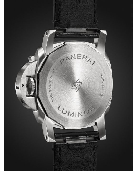 Panerai Black Luminor Marina Quaranta Automatic Stainless Steel Watch, Ref. Pam01271 for men