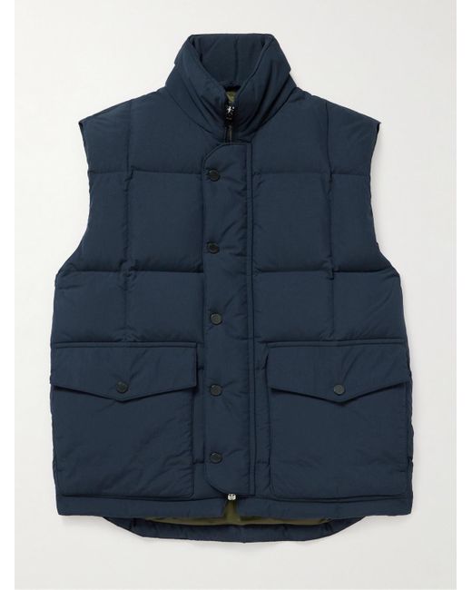 Valstar Blue Oliver Quilted Shell Down Gilet for men