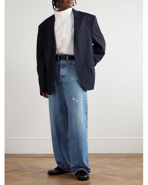 Jeans A Gamba Larga di Acne in Blue da Uomo