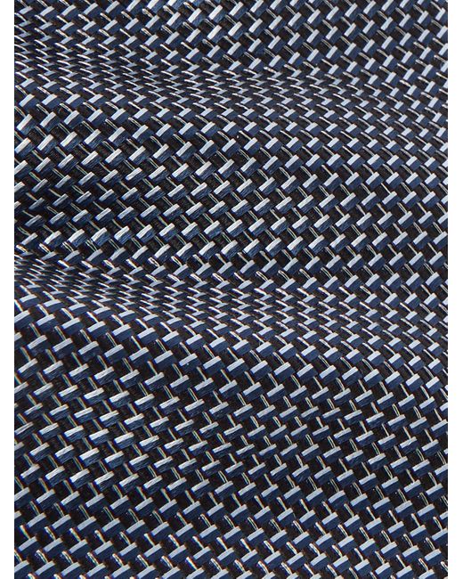 Tom Ford Blue 8cm Striped Silk Tie for men