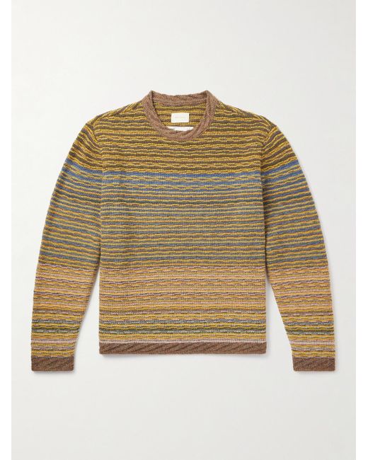 Aimé Leon Dore Abstract Pullover aus Jacquard-Strick aus einer Wollmischung in Natural für Herren