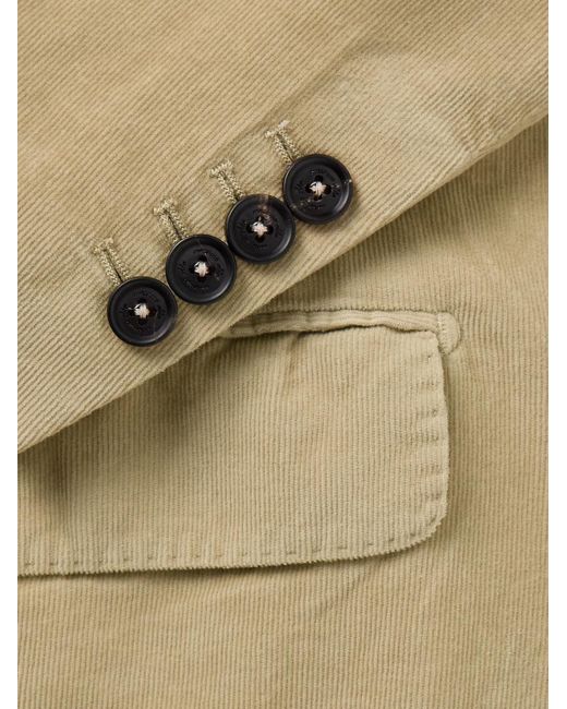 Massimo Alba Natural Sloop Slim-fit Cotton-corduroy Suit for men