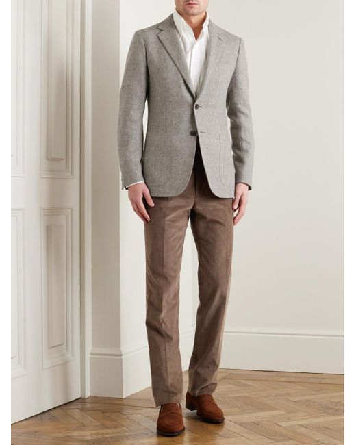 Kingsman Wool Blazer in Grey for Men | Lyst UK