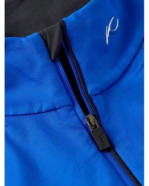 Kjus Blue Feel Stretch-Jersey Half-Zip Ski Mid-Layer for men