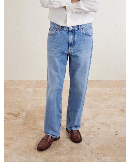 NN07 Blue Otis 1882 Straight-Leg Organic Jeans for men