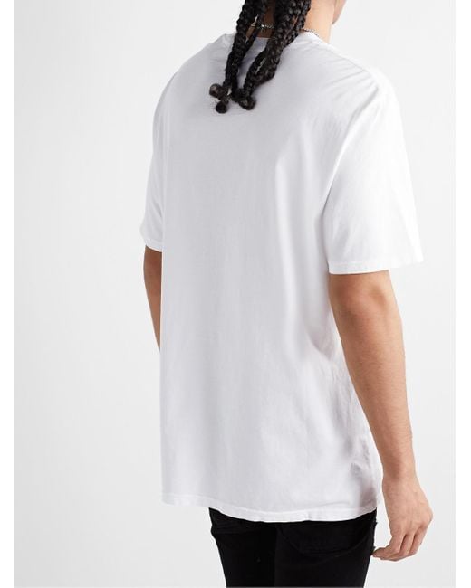 Amiri White T-Shirt With Logo for men